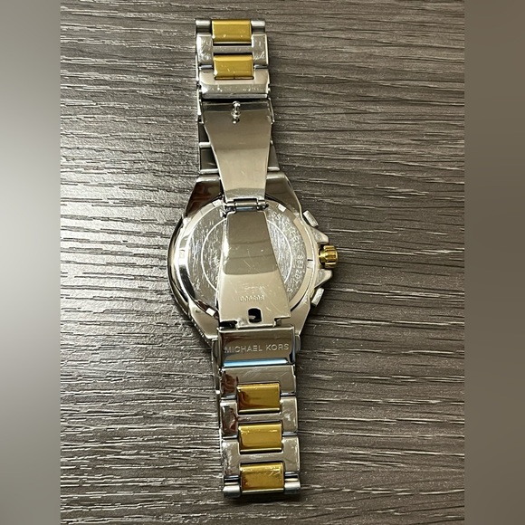 Michael Kors Mk5653 Camille Two Toned Gold and Silver Chronograph Watch - Picture 5 of 10